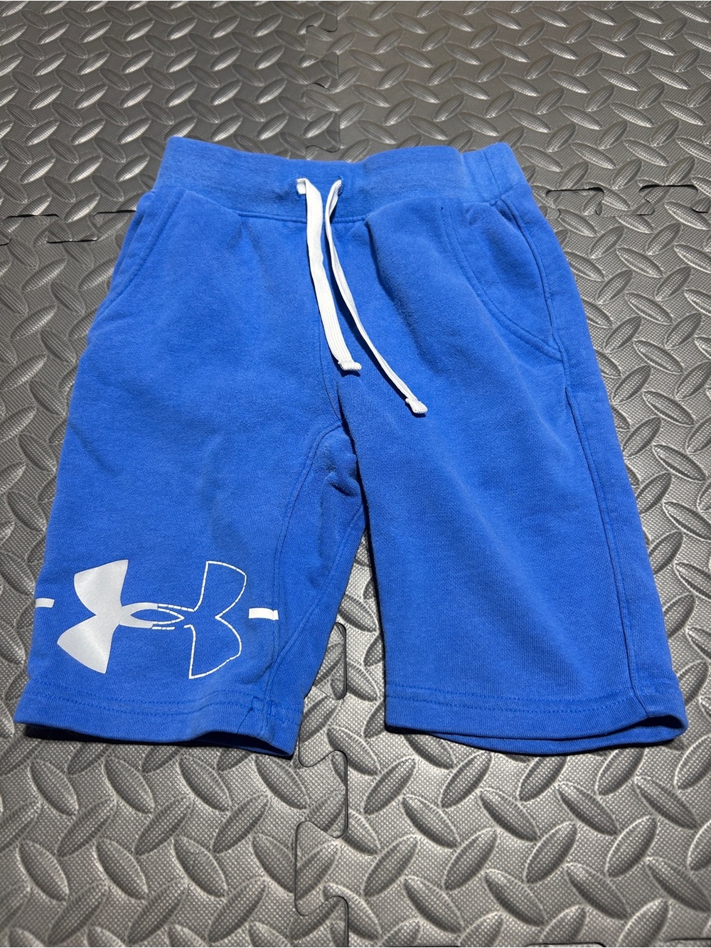 Under Armour Kids Blue Fleece Athletic Shorts